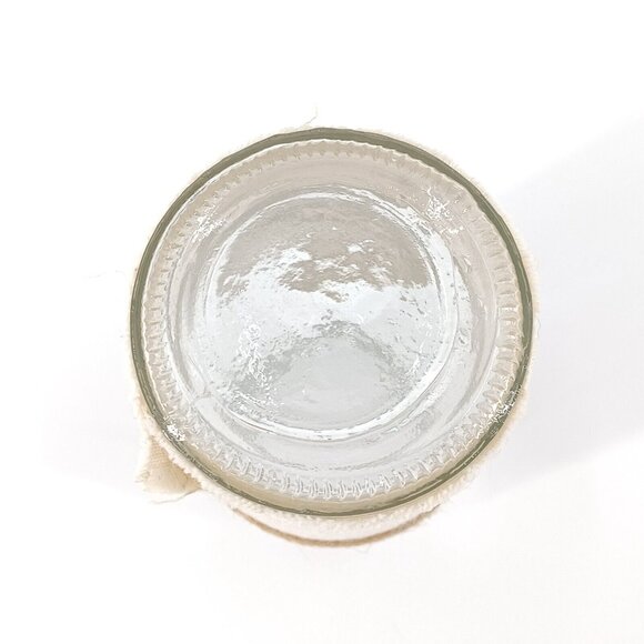 Life is a Journey Bottle With Burlap Wrap & Twine Cottagecore Home Decor Glass - Picture 8 of 11